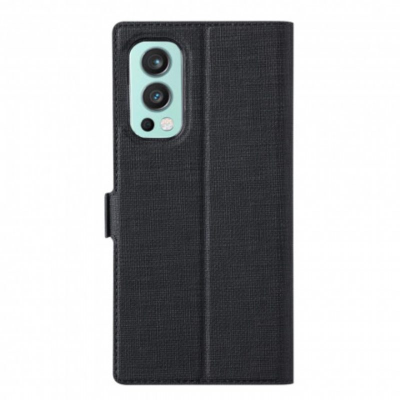 Puhelinkuoret OnePlus Nord 2 5G Kotelot Flip Teksturoitu Vili Dmx