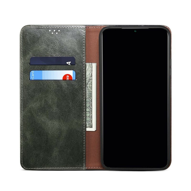 Puhelinkuoret OnePlus Nord 2 5G Kotelot Flip Vahattua Tekonahkaa