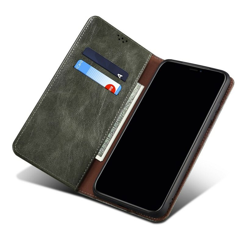 Puhelinkuoret OnePlus Nord 2 5G Kotelot Flip Vahattua Tekonahkaa