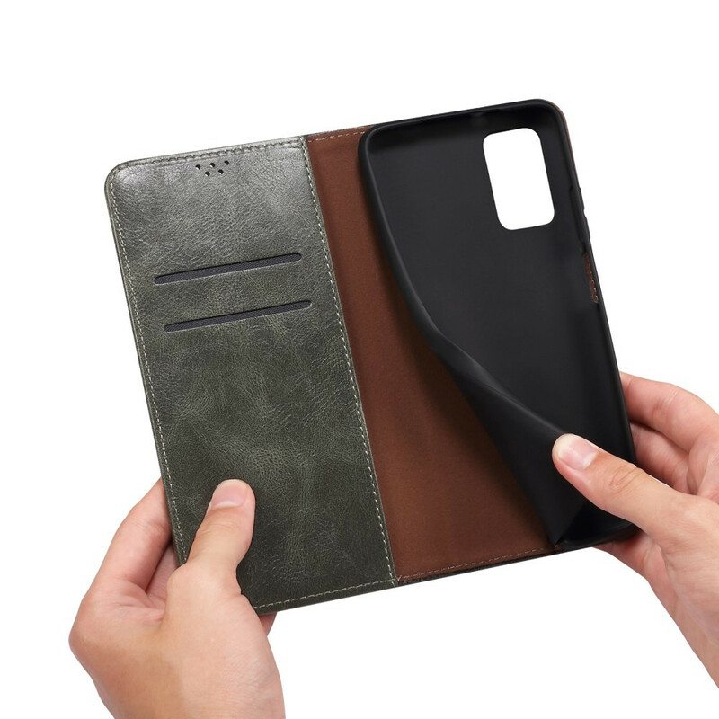 Puhelinkuoret OnePlus Nord 2 5G Kotelot Flip Vahattua Tekonahkaa