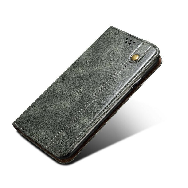 Puhelinkuoret OnePlus Nord 2 5G Kotelot Flip Vahattua Tekonahkaa