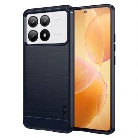 Case Poco X6 Pro 5g Puhelinkuoret Mofi Harjattu Hiilikuitu