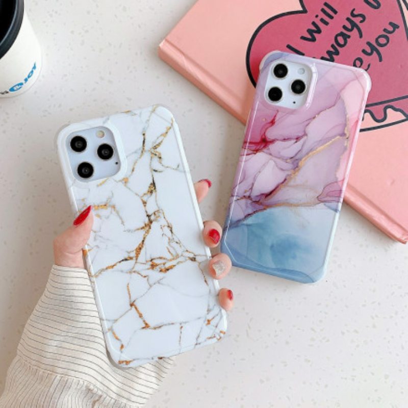 Case iPhone 11 Pro Marmorityyliset Vahvistetut Kulmat
