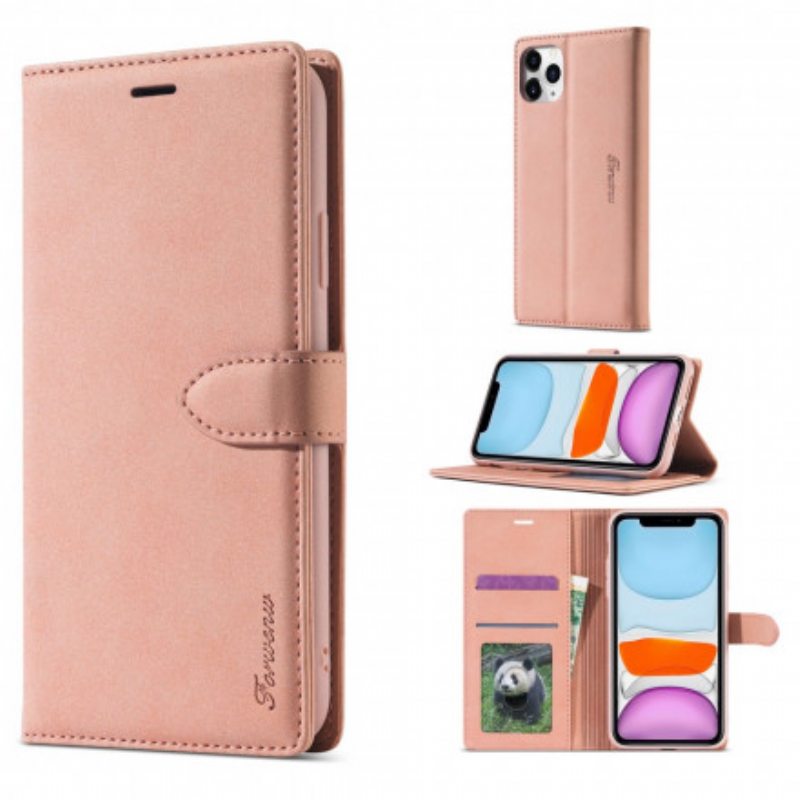 Kotelot iPhone 11 Pro Keinonahka Forwenw