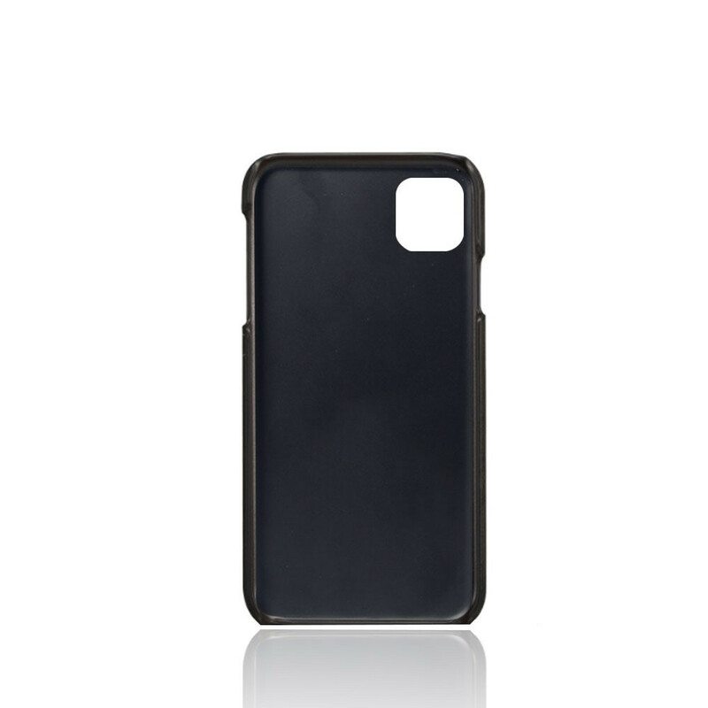 Kuori iPhone 11 Pro Kaksinkertainen Korttikotelo