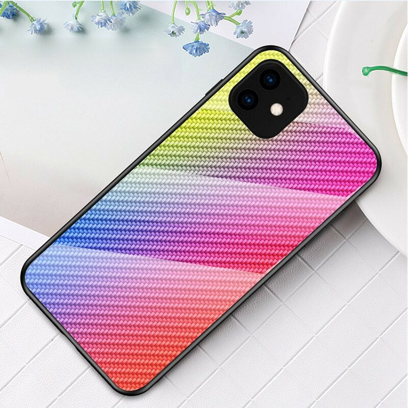 Kuori iPhone 11 Pro Karkaistua Hiilikuitulasia