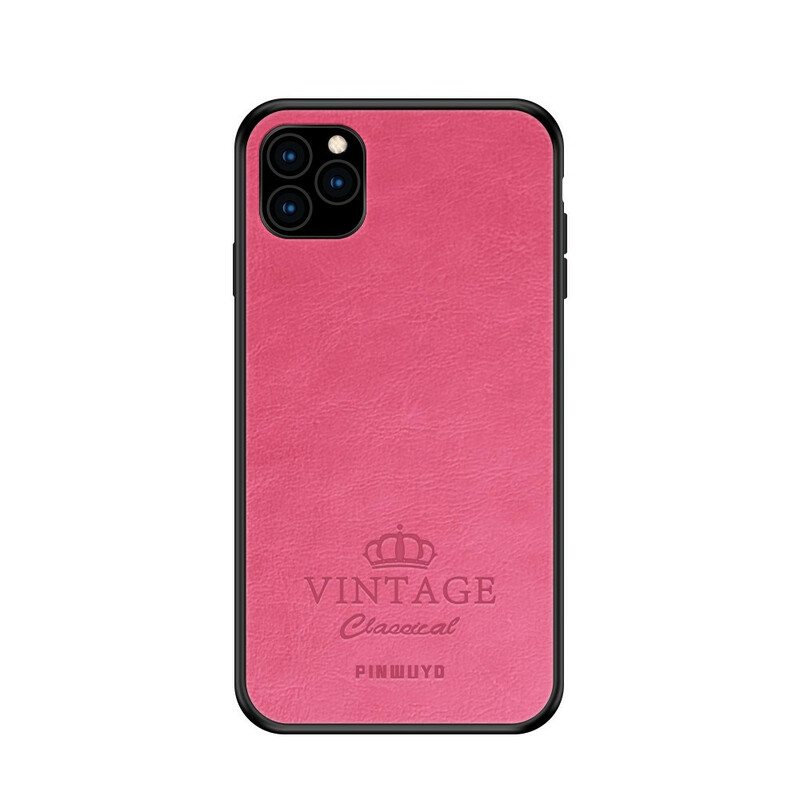 Kuori iPhone 11 Pro Pinwuyo Vintage -nahkaefekti