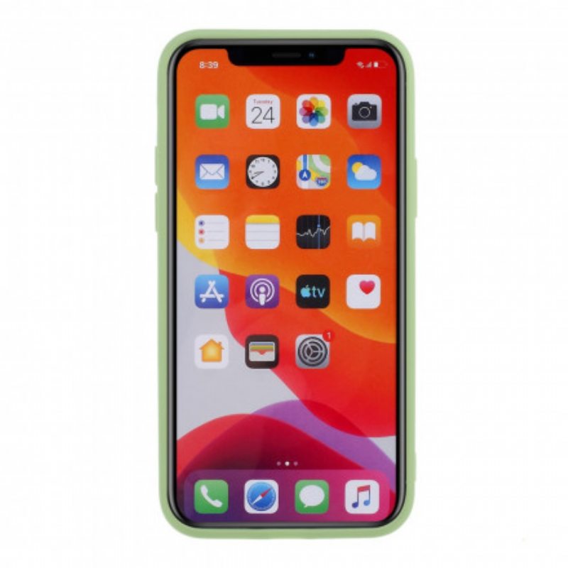 Kuori iPhone 11 Pro Silikonimatto Puhdas Väri