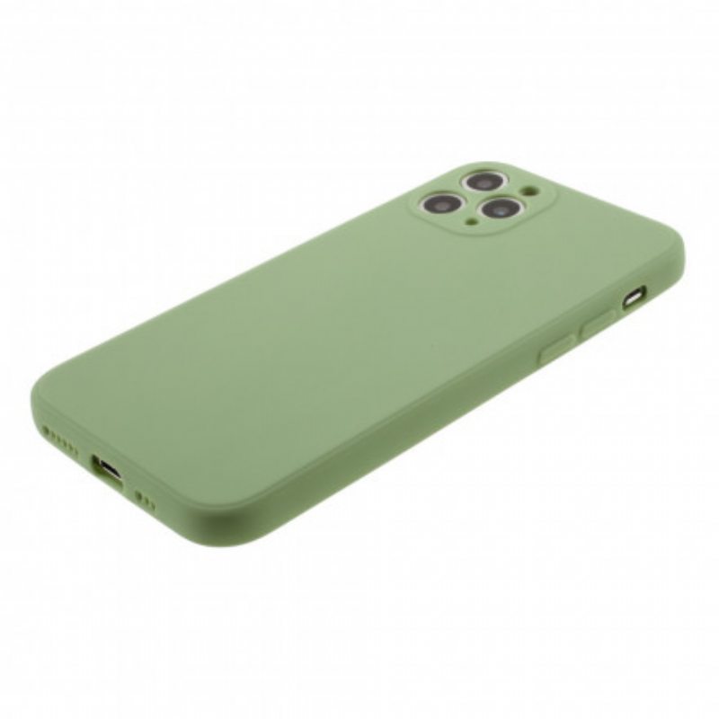 Kuori iPhone 11 Pro Silikonimatto Puhdas Väri