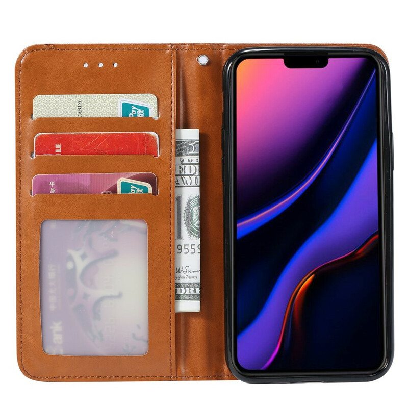 Puhelinkuoret iPhone 11 Pro Kotelot Flip Keinonahkainen Korttikotelo