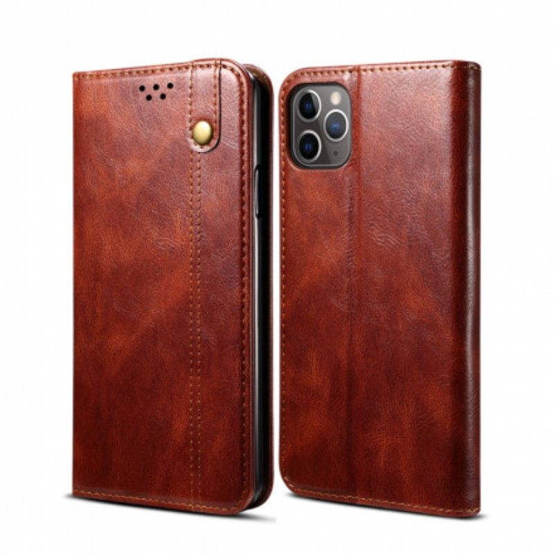 Puhelinkuoret iPhone 11 Pro Kotelot Flip Vahattua Tekonahkaa