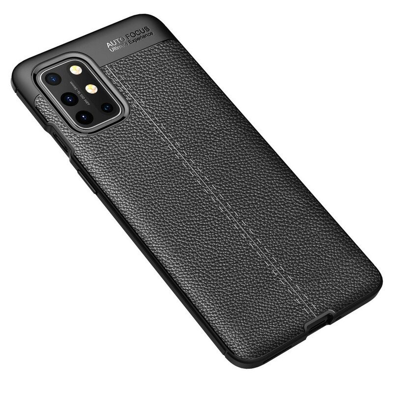 Kuori OnePlus 8T Kaksilinjainen Litsi-nahkaefekti