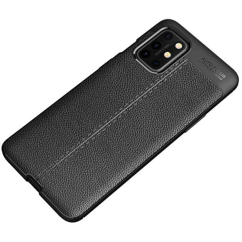Kuori OnePlus 8T Kaksilinjainen Litsi-nahkaefekti