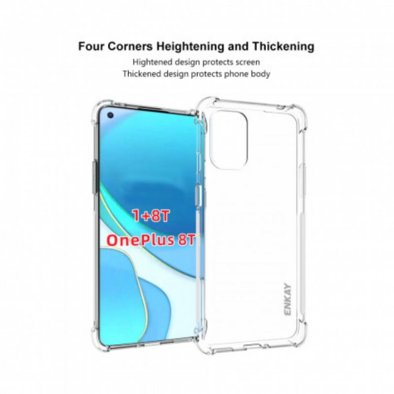 Kuori OnePlus 8T Läpinäkyvä Enkay