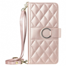 Kotelot iPhone 17 Pro Max Tikattu Kaulanauhalla Ja Olkahihnalla