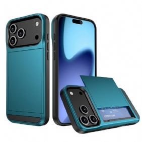 Kuori iPhone 17 Pro Max Liukuva Korttikotelo