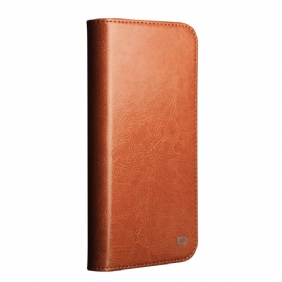 Nahkakotelo iPhone 17 Pro Max Qialino Nahka Suojakuori