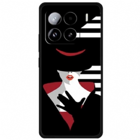Kuori Xiaomi 15 Pro Mustahattuinen Nainen Suojakuori
