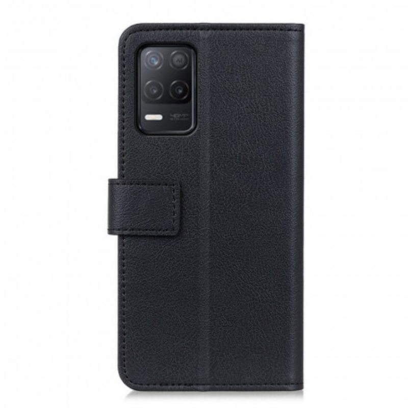 Kotelot Realme 8 5G Yksinkertainen Nahkaefekti