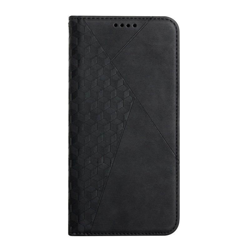 Puhelinkuoret Realme 8 5G Kotelot Flip Geo-nahkaefekti