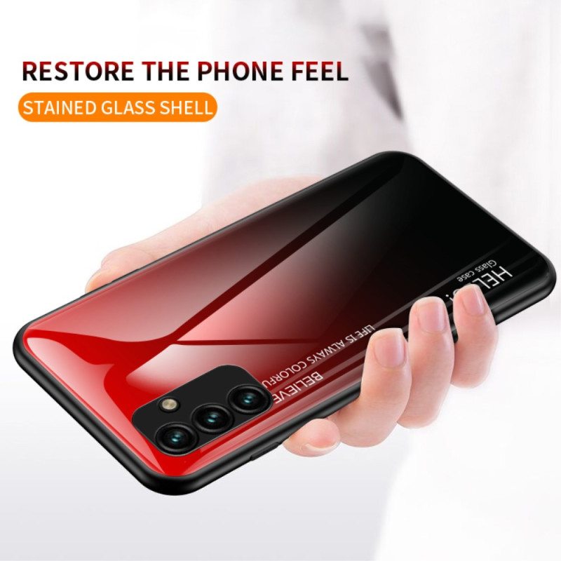 Case Samsung Galaxy A34 5G Karkaistu Lasi Hello