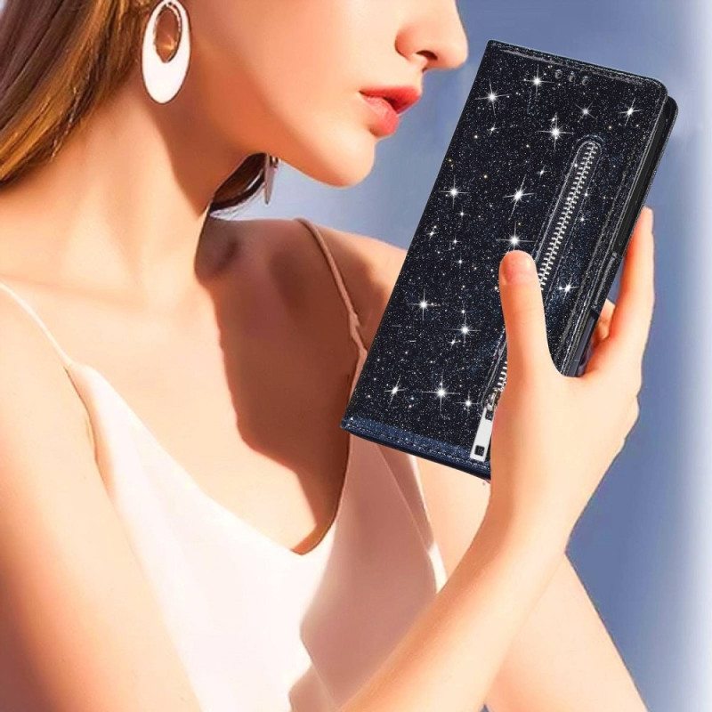 Kotelot Samsung Galaxy A34 5G Glitter Kolikkopussi