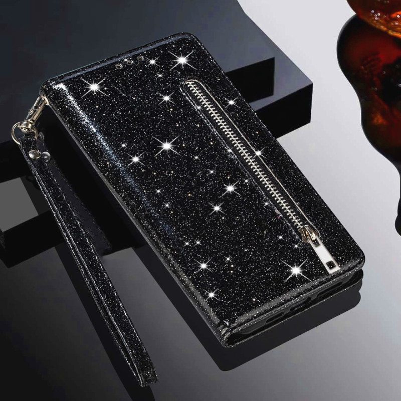 Kotelot Samsung Galaxy A34 5G Glitter Kolikkopussi