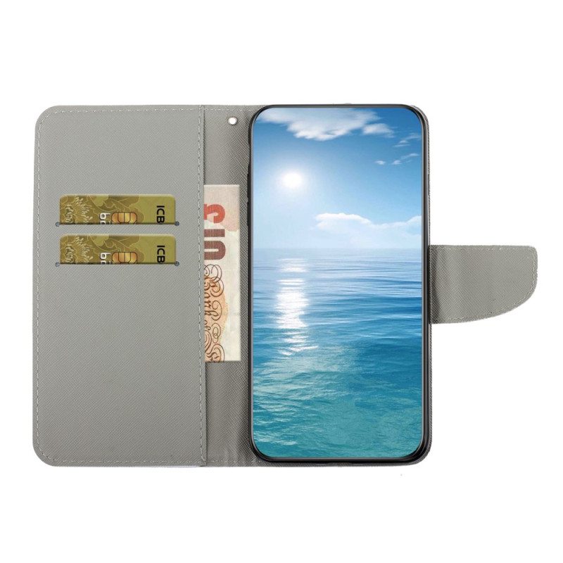 Kotelot Samsung Galaxy A34 5G Suojaketju Kuori Strappy Patchwork