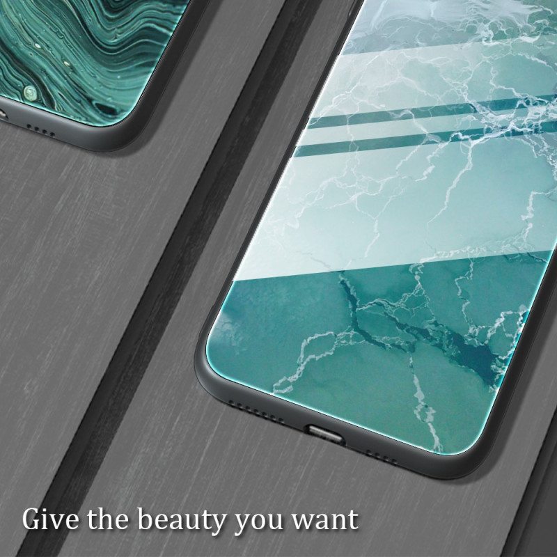 Kuori Samsung Galaxy A34 5G Marmorivärit Karkaistu Lasi