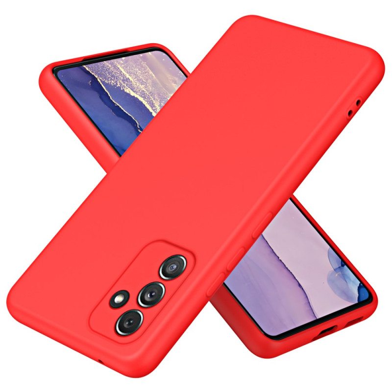 Kuori Samsung Galaxy A34 5G Nestemäinen Silikoni Ja Mikrokuitu