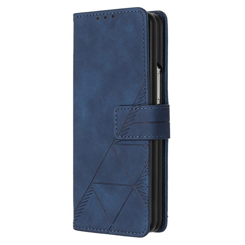 Kotelot Samsung Galaxy Z Fold 5 Kolmioiden Kuvio Suojakuori