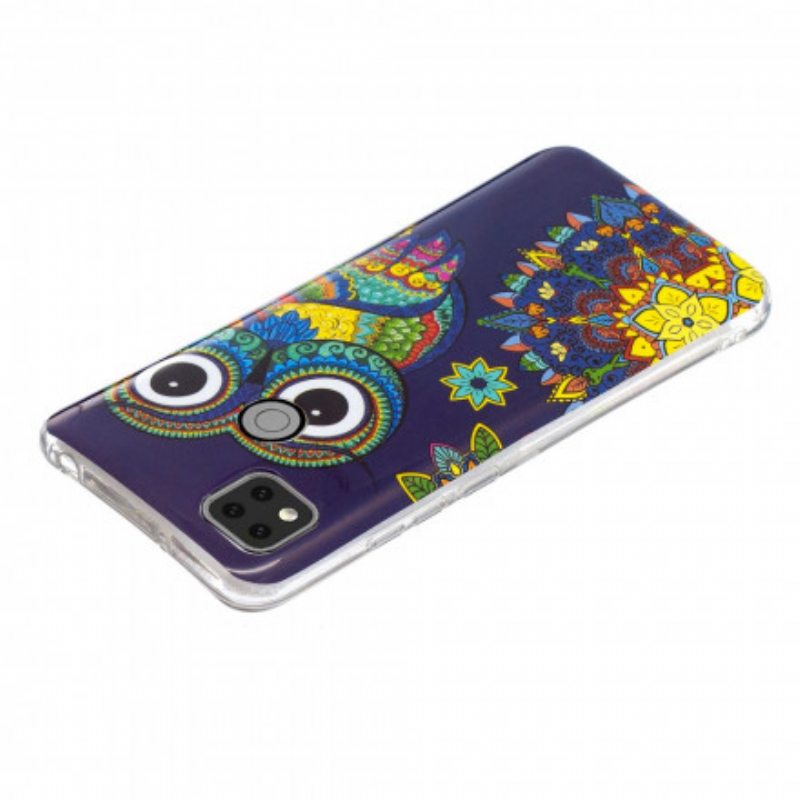 Case Xiaomi Redmi 9C Fluoresoiva Pöllö