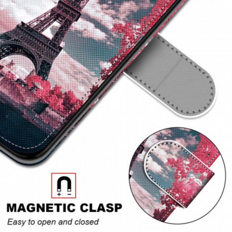 Flip Case Xiaomi Redmi 9C Eiffel-torni Kesällä