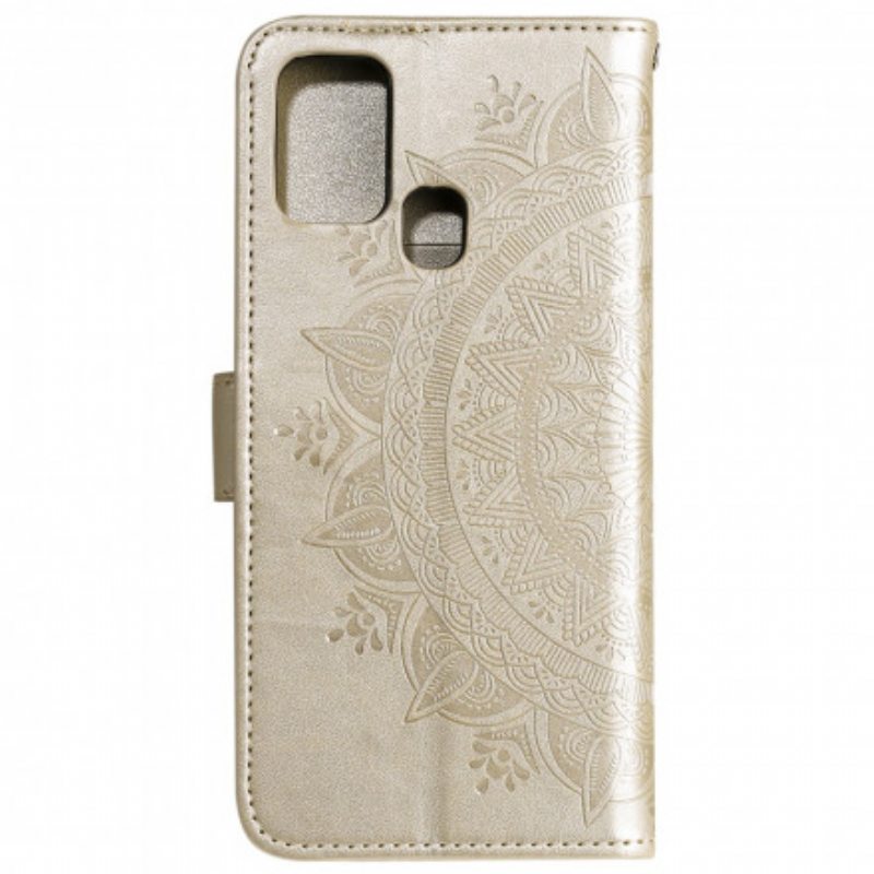 Kotelot Xiaomi Redmi 9C Auringon Mandala