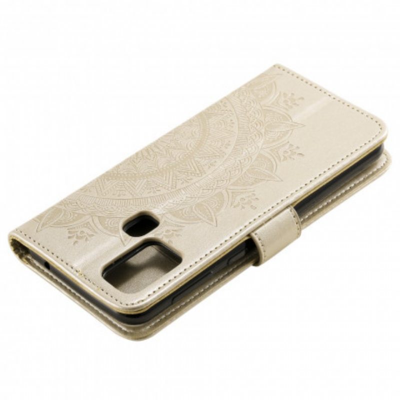 Kotelot Xiaomi Redmi 9C Auringon Mandala
