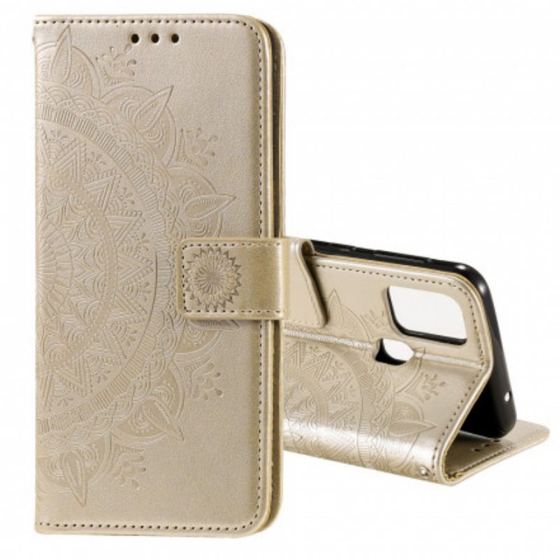 Kotelot Xiaomi Redmi 9C Auringon Mandala