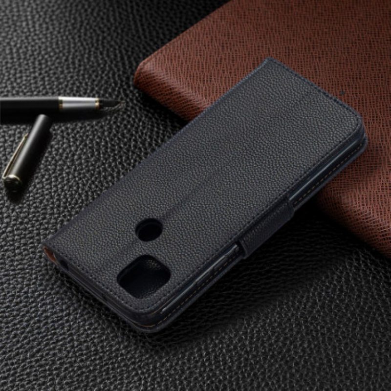 Kotelot Xiaomi Redmi 9C Litsi Rabat Oblique