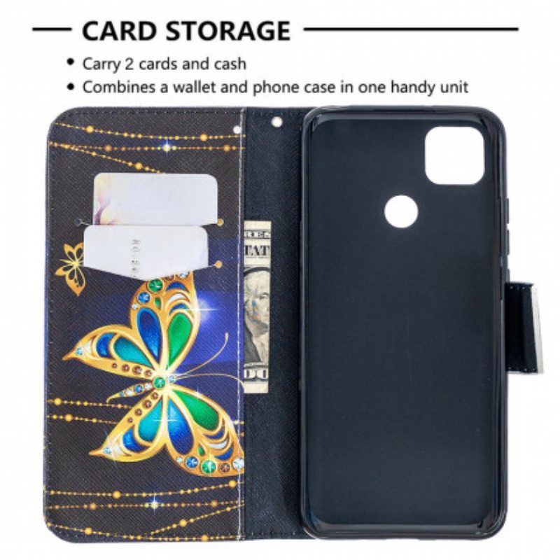 Kotelot Xiaomi Redmi 9C Uskomattomia Perhosia