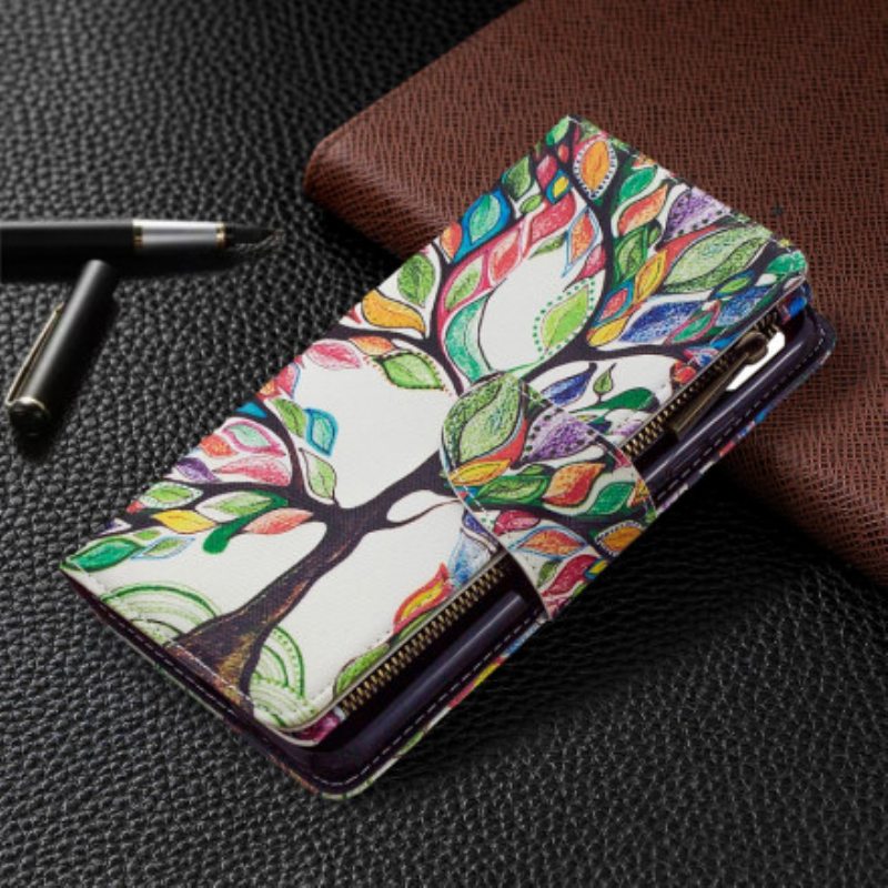 Kotelot Xiaomi Redmi 9C Vetoketjullinen Puutasku