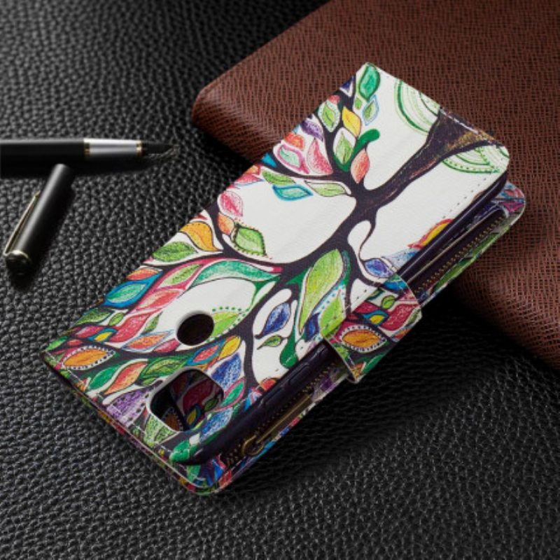 Kotelot Xiaomi Redmi 9C Vetoketjullinen Puutasku