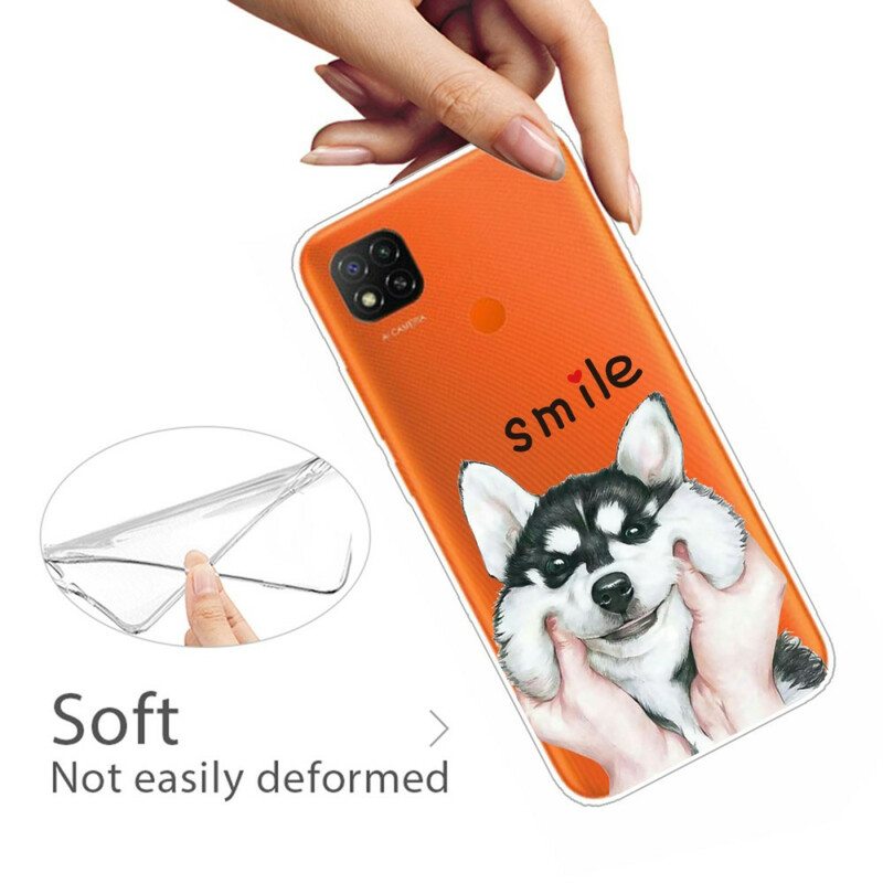 Kuori Xiaomi Redmi 9C Hymyile Koira