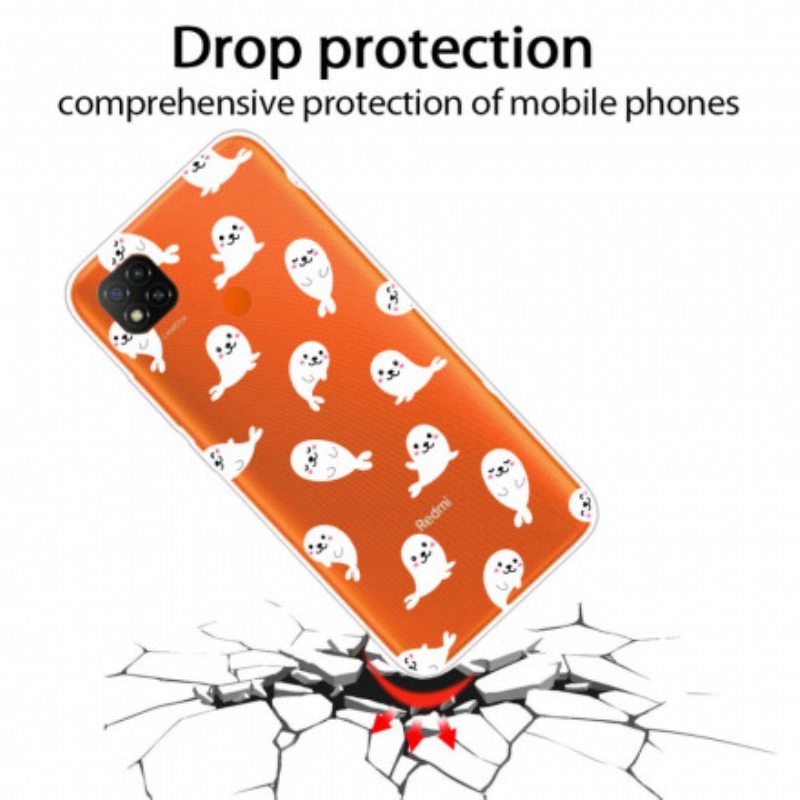 Kuori Xiaomi Redmi 9C Merileijonat Hauskaa
