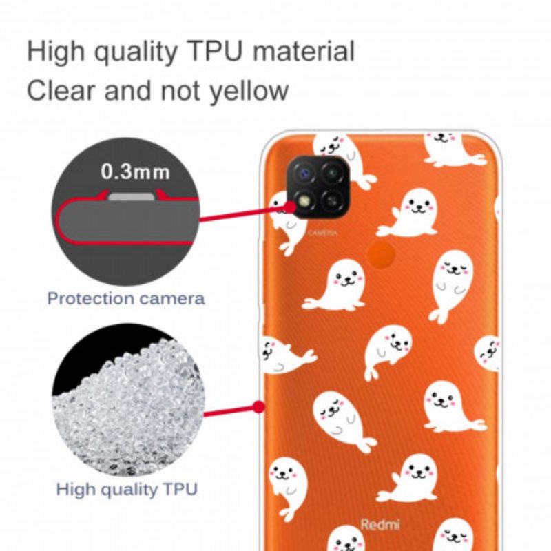 Kuori Xiaomi Redmi 9C Merileijonat Hauskaa