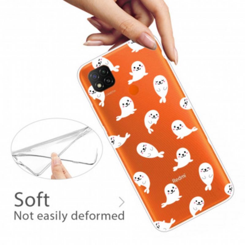 Kuori Xiaomi Redmi 9C Merileijonat Hauskaa