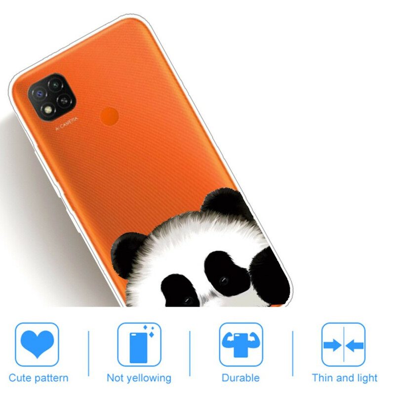 Kuori Xiaomi Redmi 9C Saumaton Panda