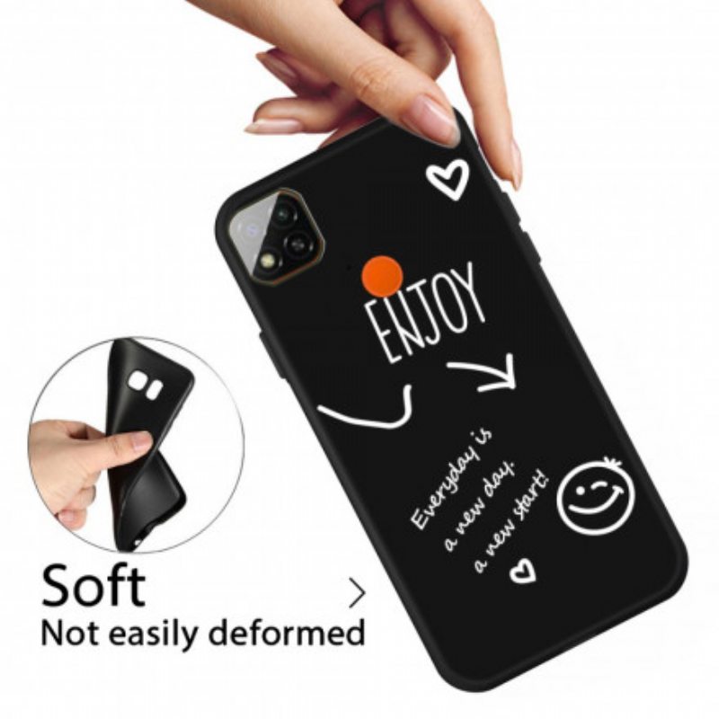 Kuori Xiaomi Redmi 9C Silikoni Nauti