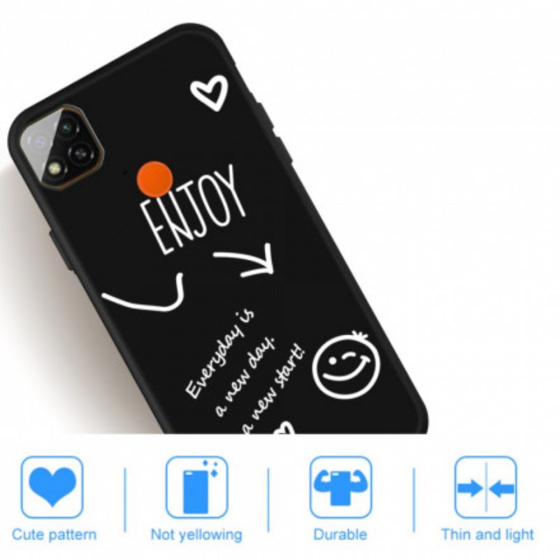Kuori Xiaomi Redmi 9C Silikoni Nauti