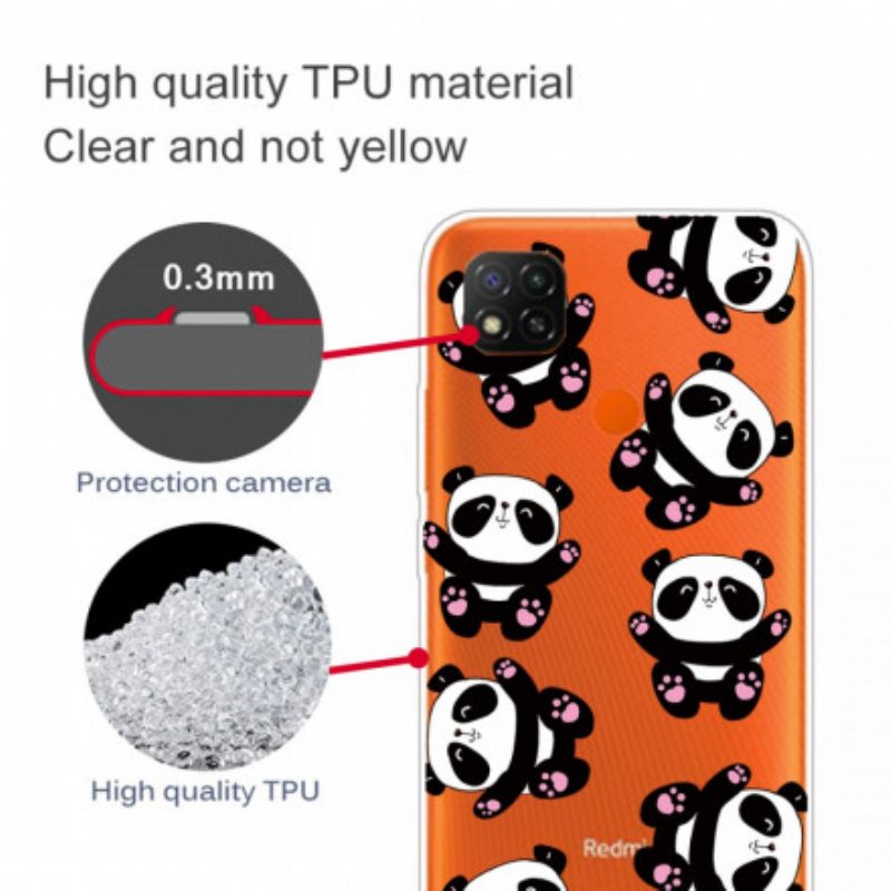 Kuori Xiaomi Redmi 9C Top Panda Fun