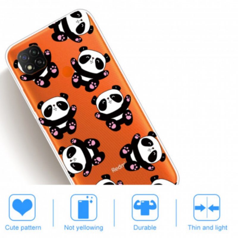 Kuori Xiaomi Redmi 9C Top Panda Fun
