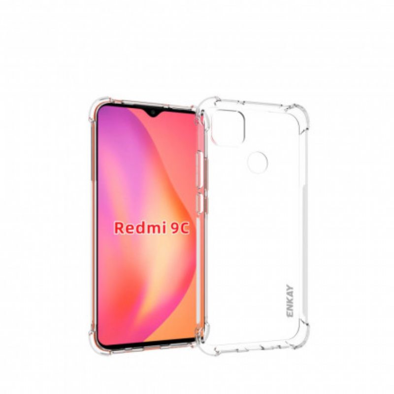 Kuori Xiaomi Redmi 9C Yhdistelmä Ja Karkaistu Lasi Enkay